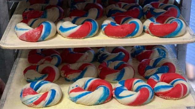 Red White Blue Bagels