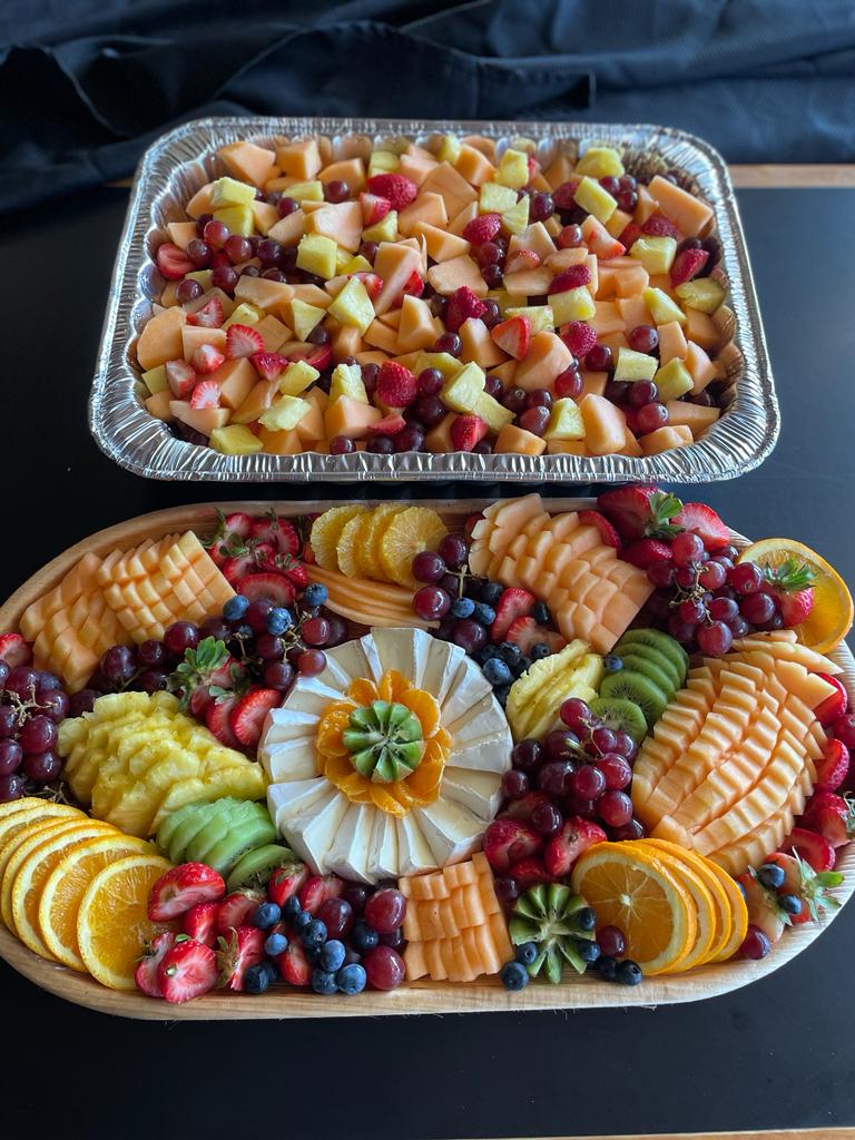 fruit platter and bowl
