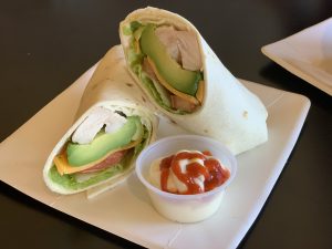 Chicken avocado wrap