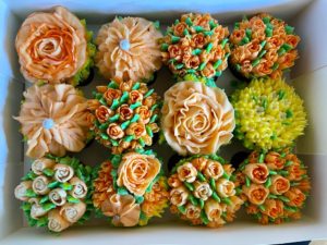 Floral cupcakes