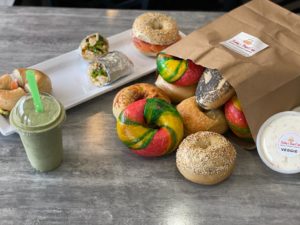 rainbow bagels
