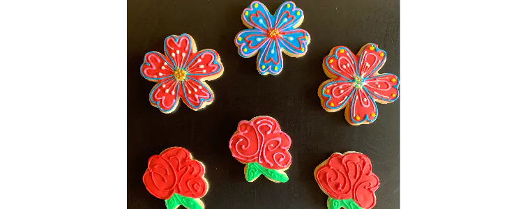 Flower cookies