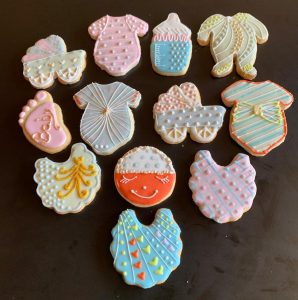 baby shower cookies