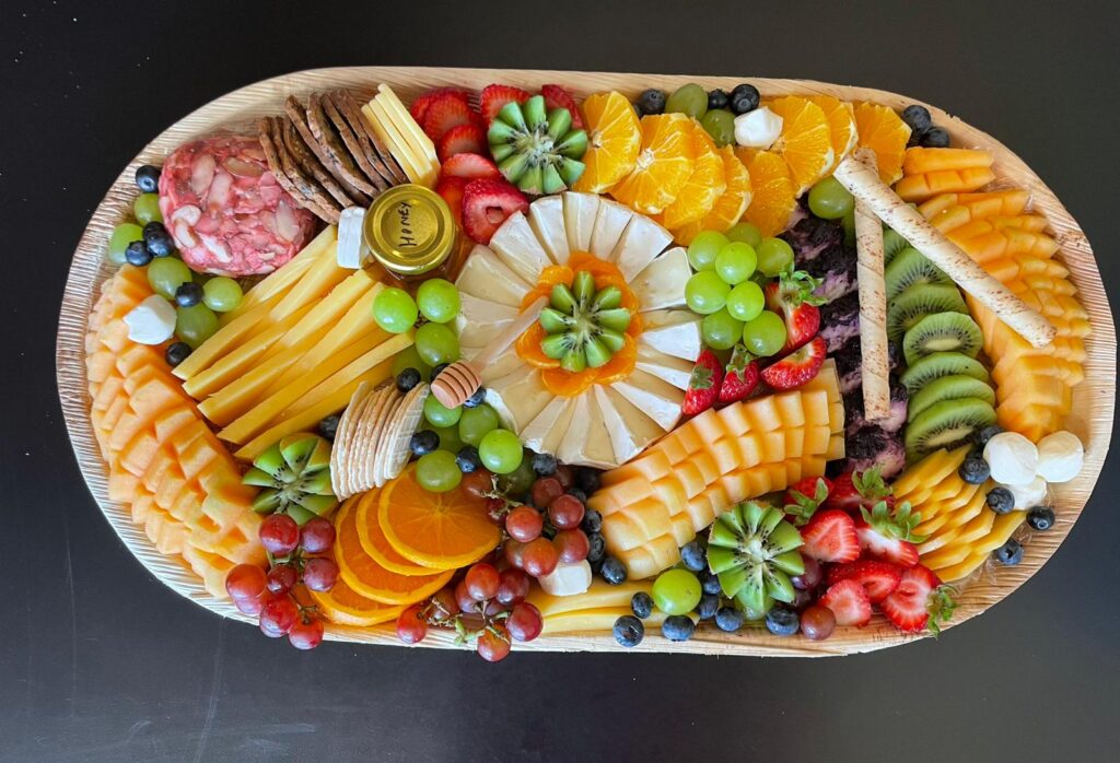 Fruit and cheese platter