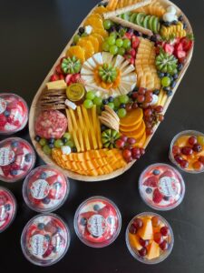 fruit board & parfait