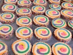 Rainbow cookies