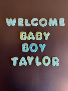 Baby Shower Alpha Bagels