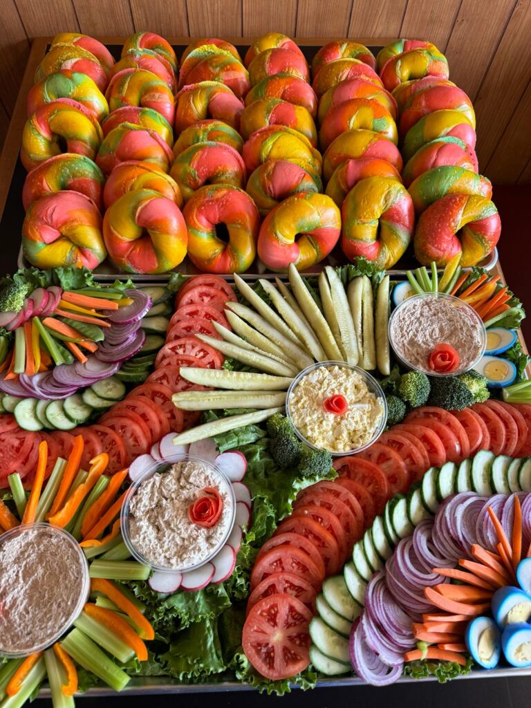 Rainbow Bagels