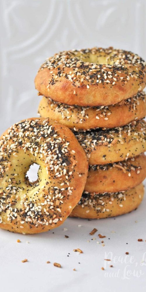 Hand-rolled gluten-free bagels